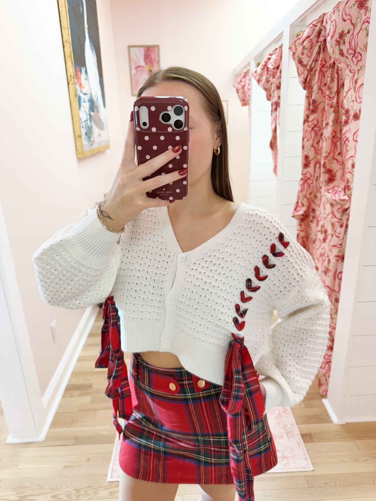 The Christmas Lace Sweater Cardigan