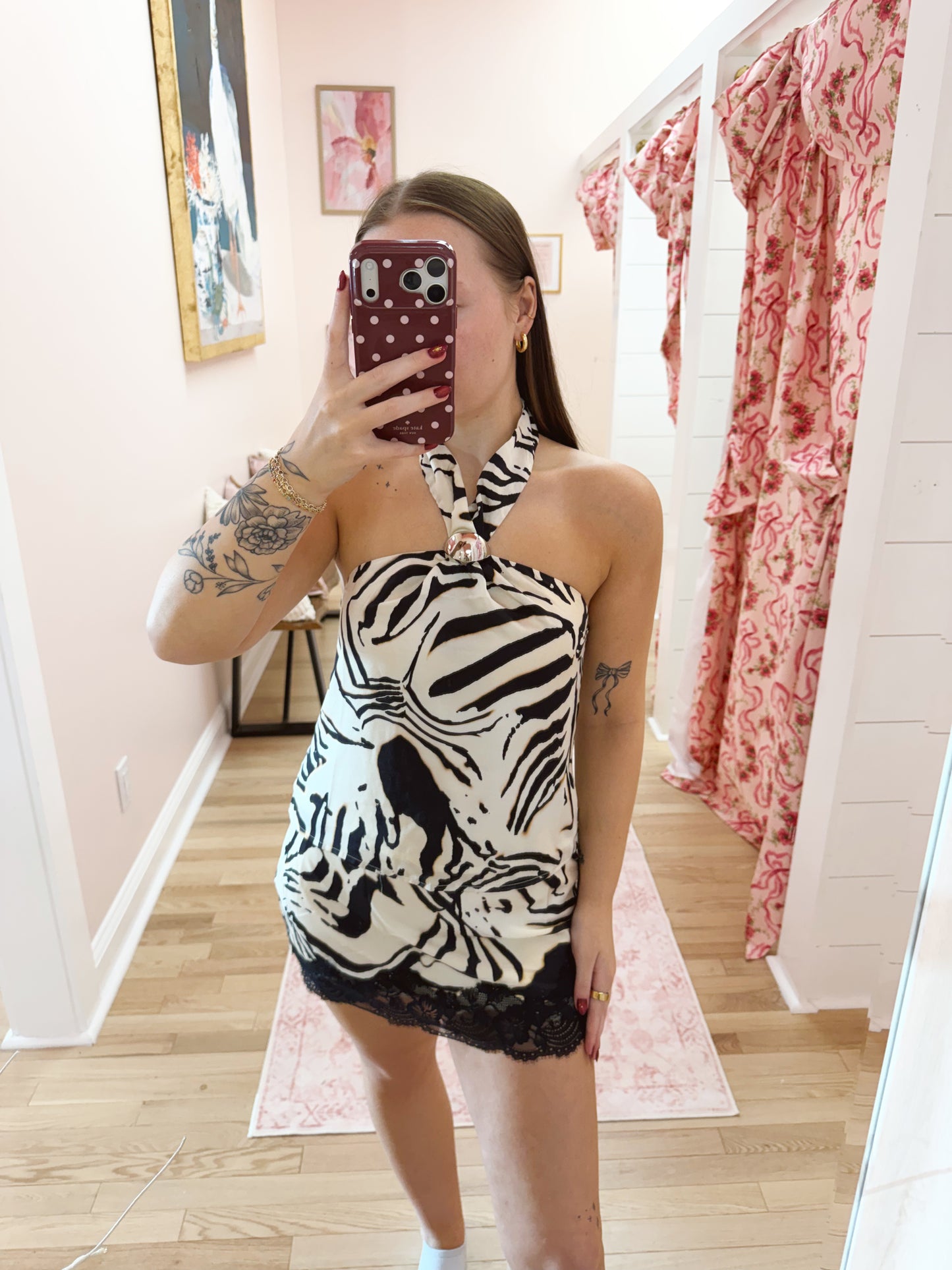 The Zebra Lace Skirt
