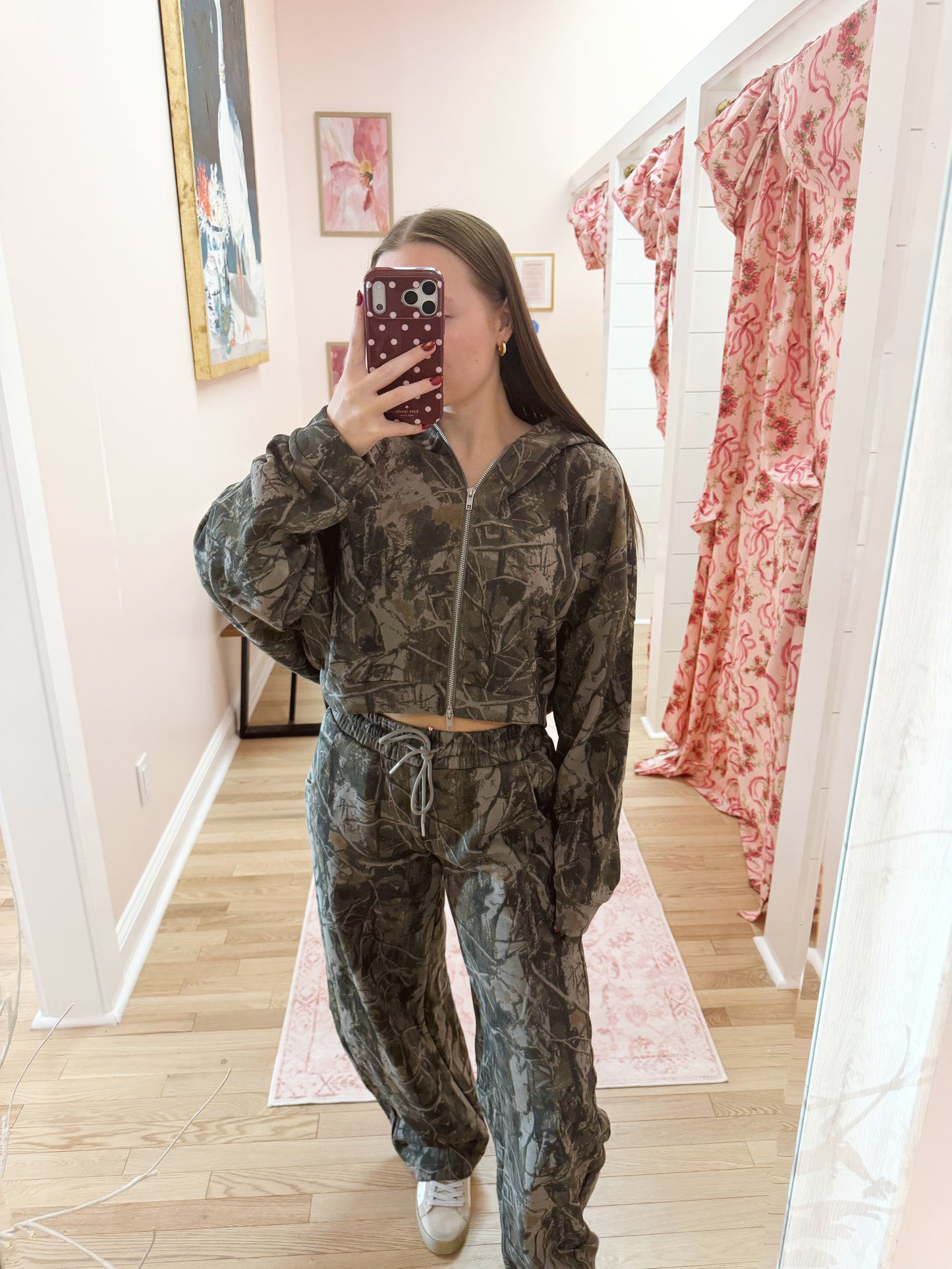 The Camo Low Rise Jogger Pants
