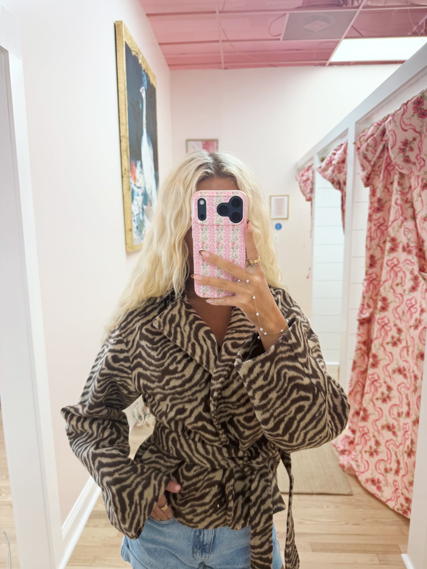 The Bailey Zebra Coat