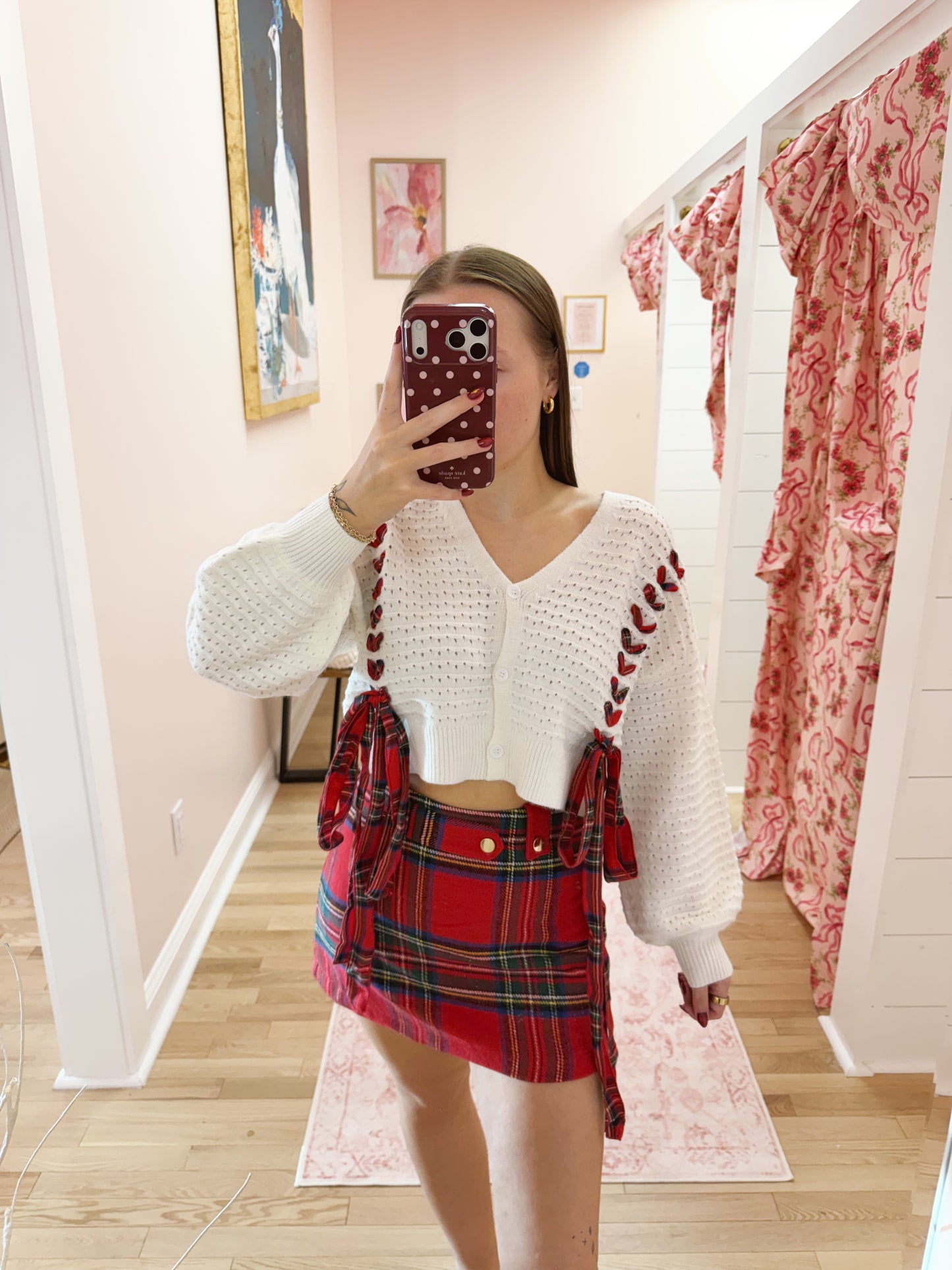 The Christmas Plaid Holiday Skort
