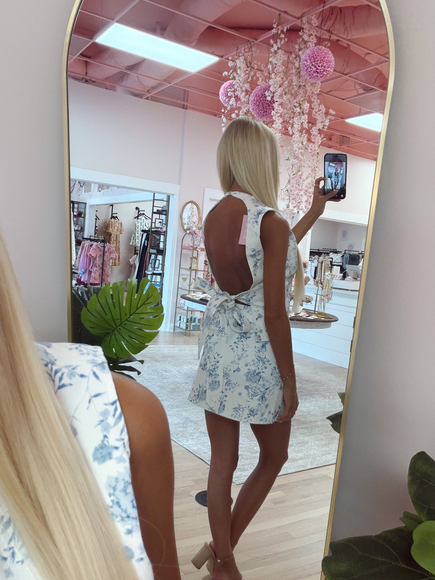 The Mabel Top and Mini Skirt Set