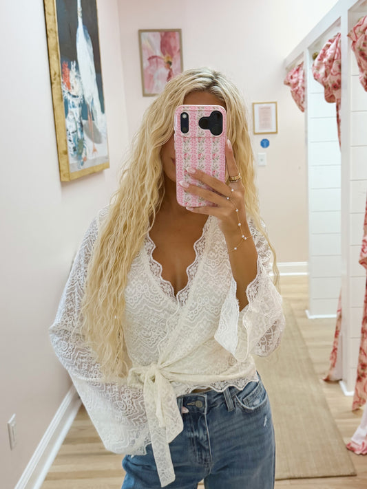 The Nora Wrap Top