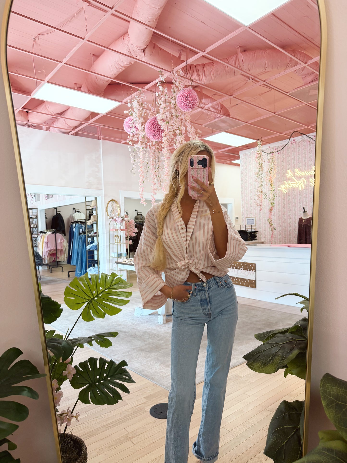 The Stevie Striped Button Down