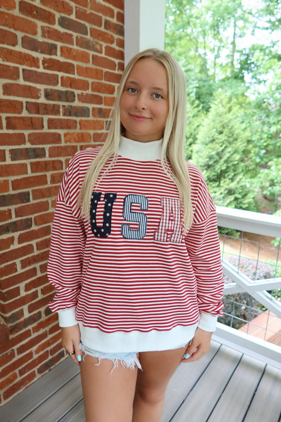 The USA Mock-neck