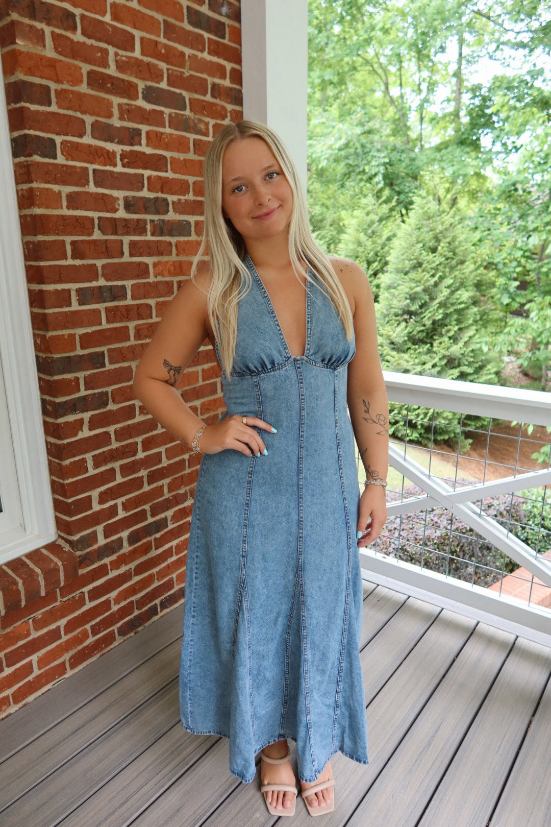 The Laney Denim Dress