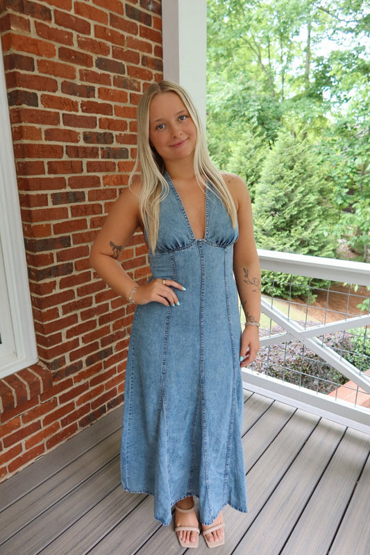 The Laney Denim Dress