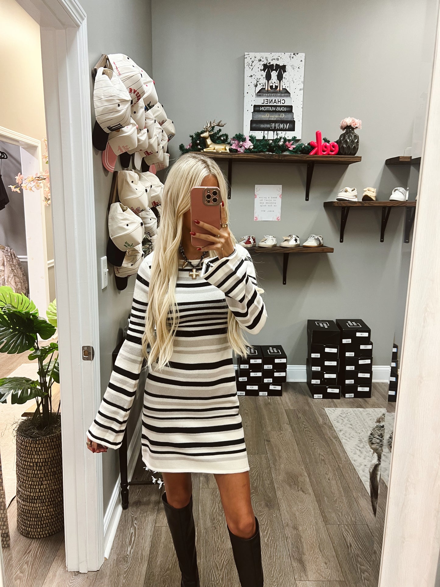 The Lyv Sweater Dress