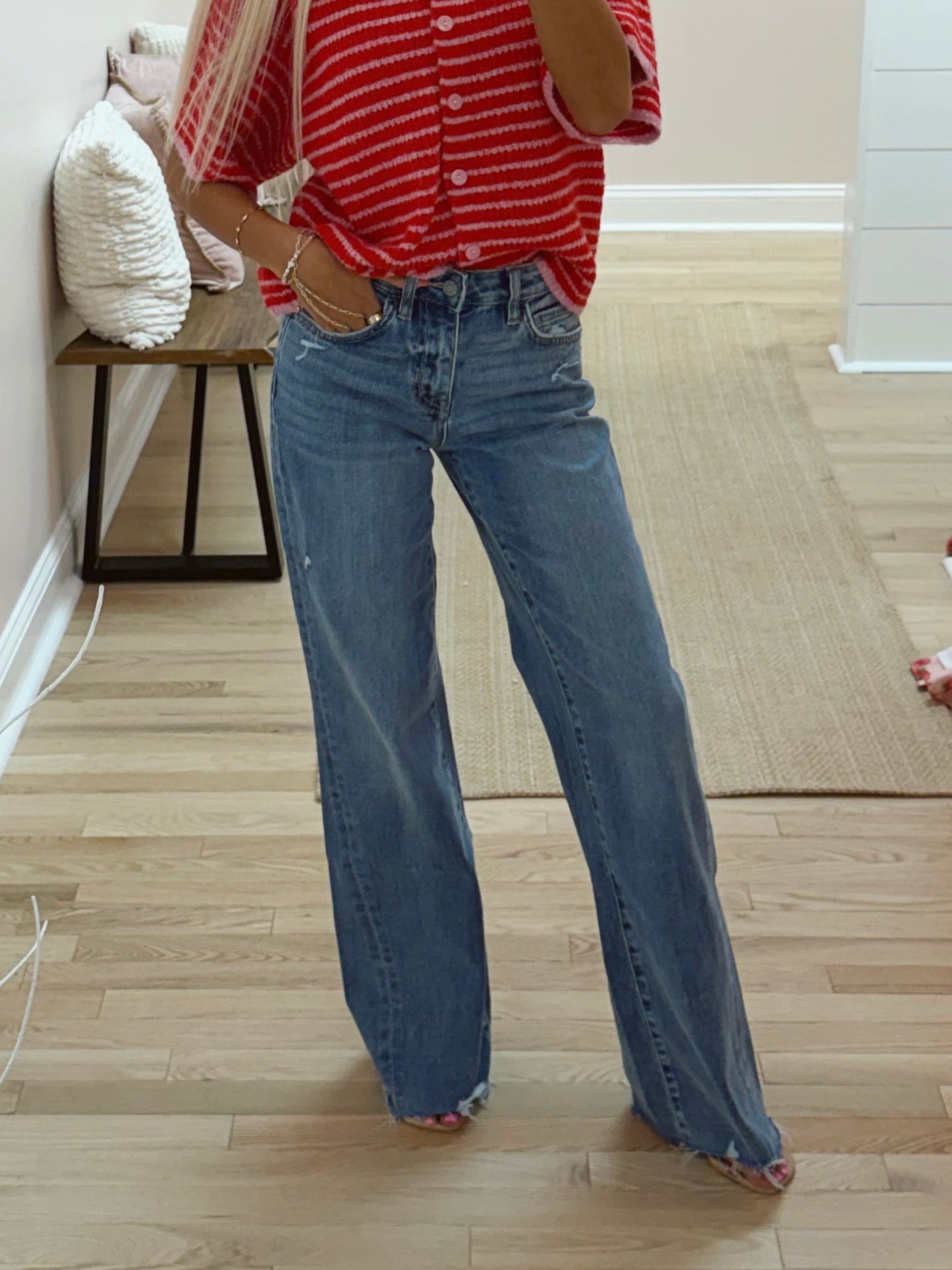 High Rise Vintage Flare Jeans