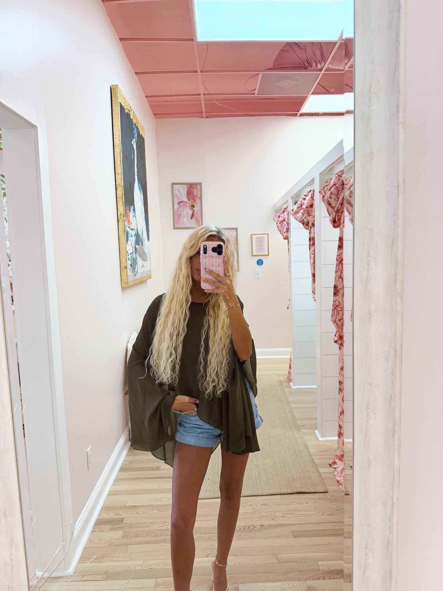 The Chiffon Poncho and Cami Set