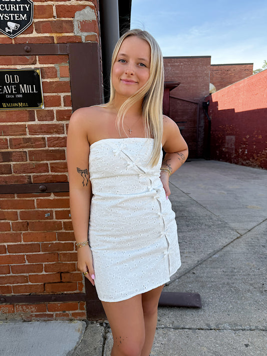 The Jane Bow Mini Dress