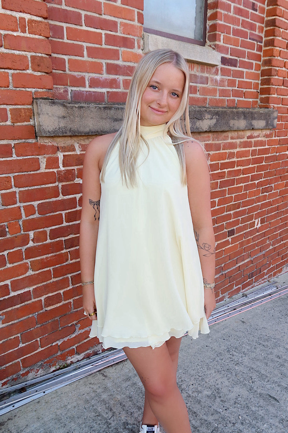 The Stella Halter Mini Dress