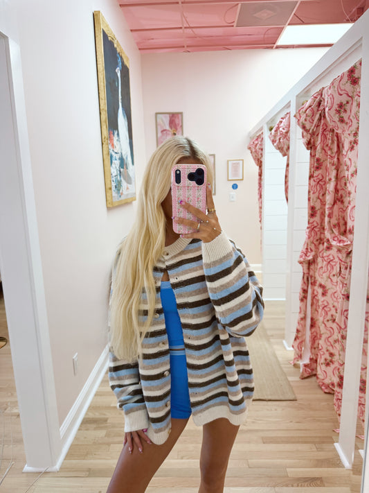 Muti Stripe Cardigan