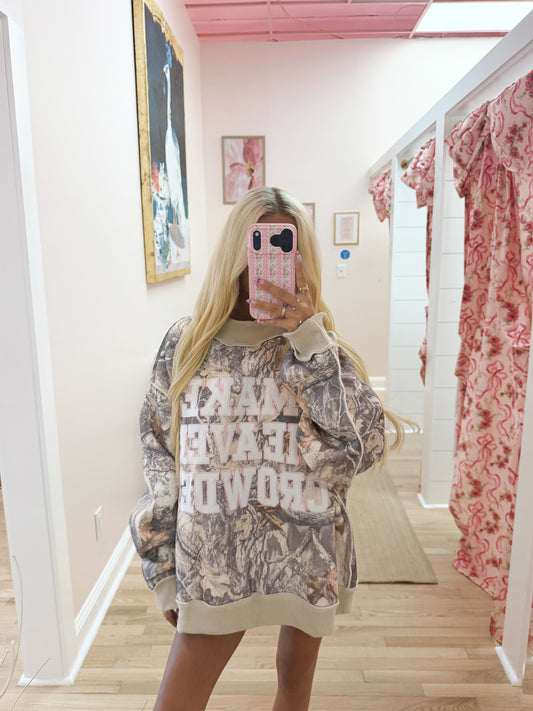 Make Heaven Crowded Mock Neck