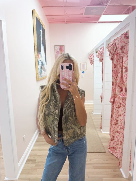 The Camo Puffer Vest