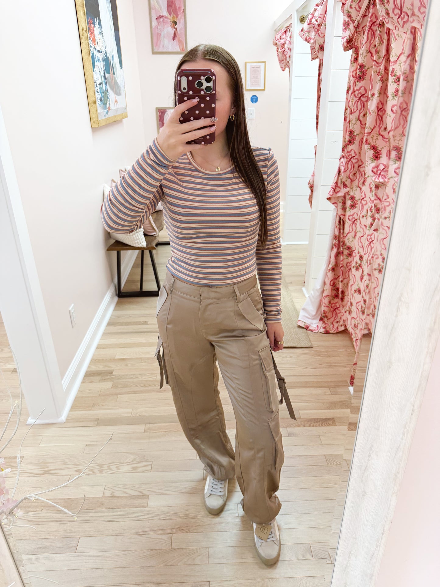 The Satin Cargo Joggers