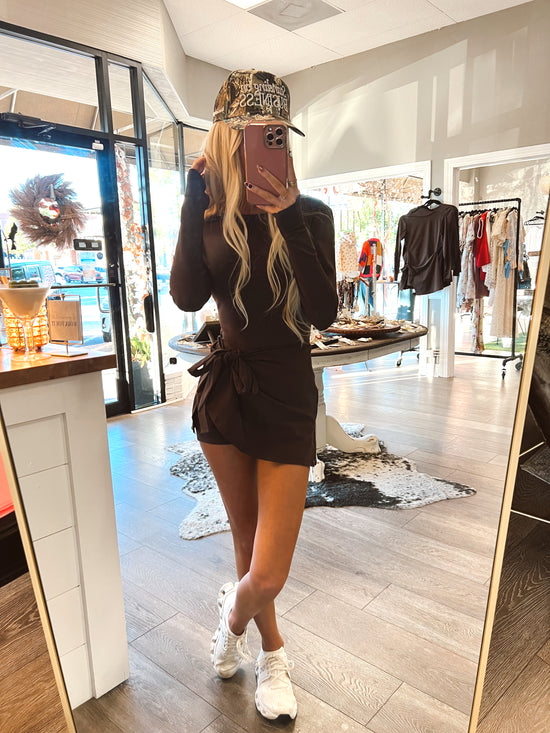 The Bethany Long Sleeve Atheltic Dress