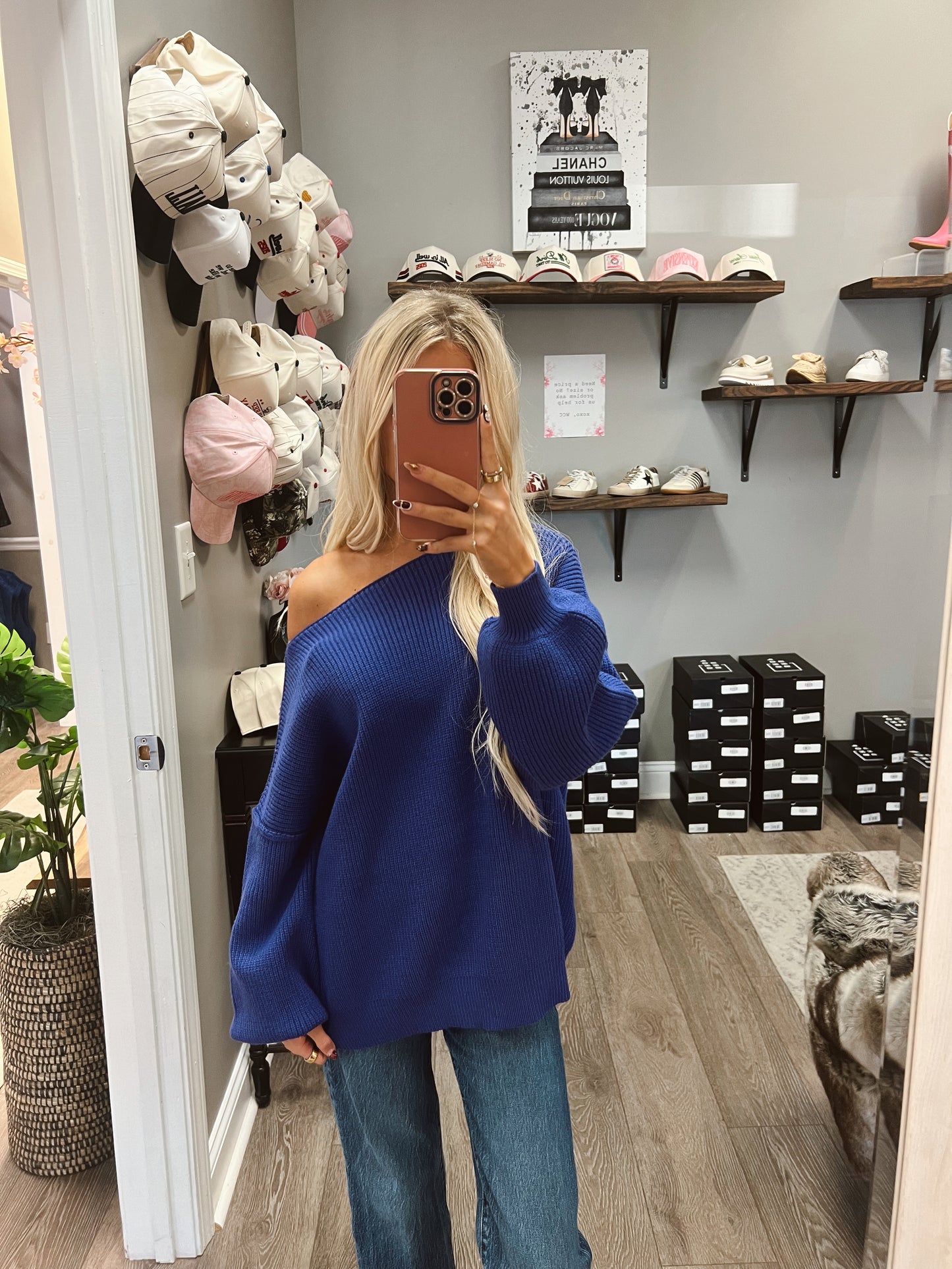 The Gemma Off Shoulder Sweater