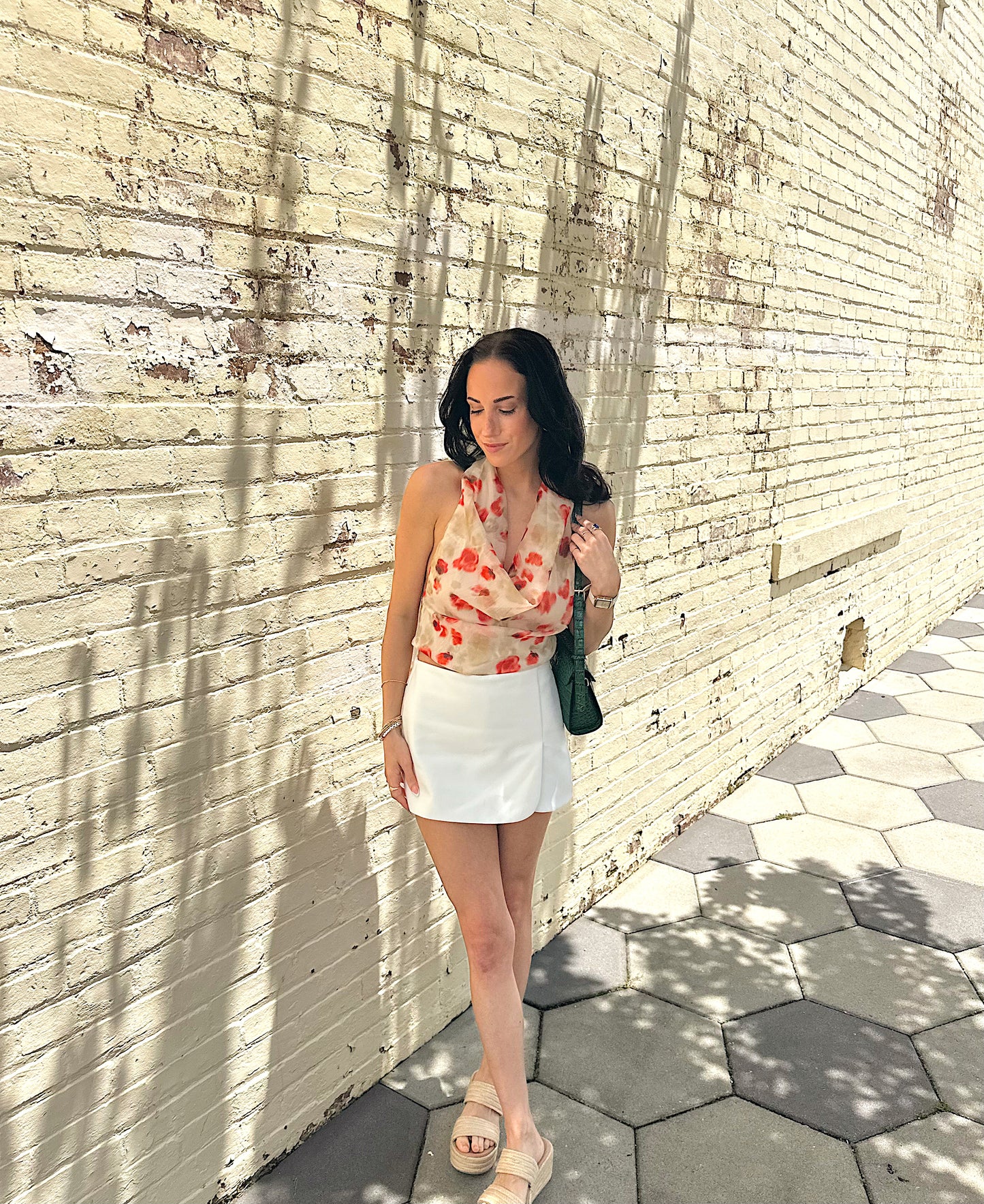 The Izzie Cowl Neck Halter Top