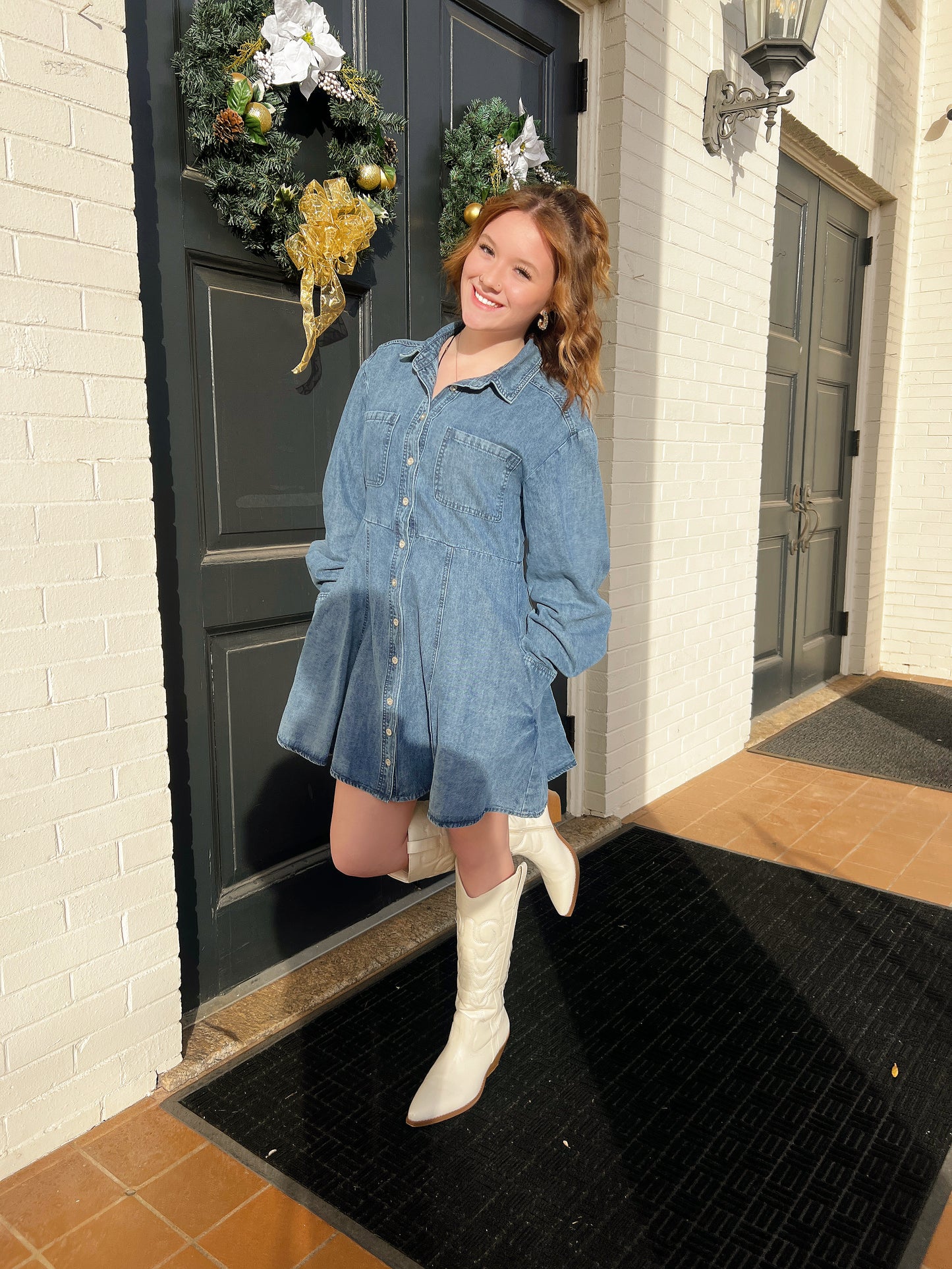 The Debbie Denim Dress