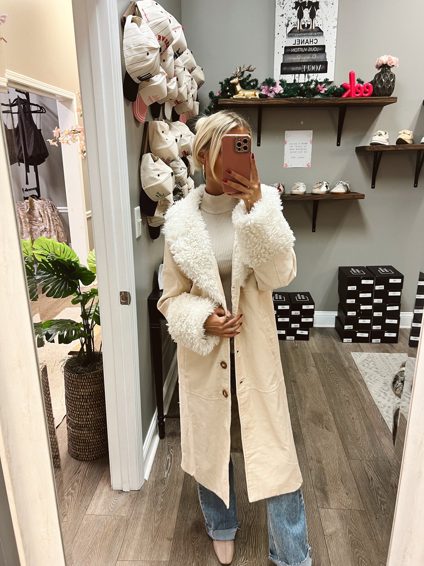 The Fancy Fur Trench Coat