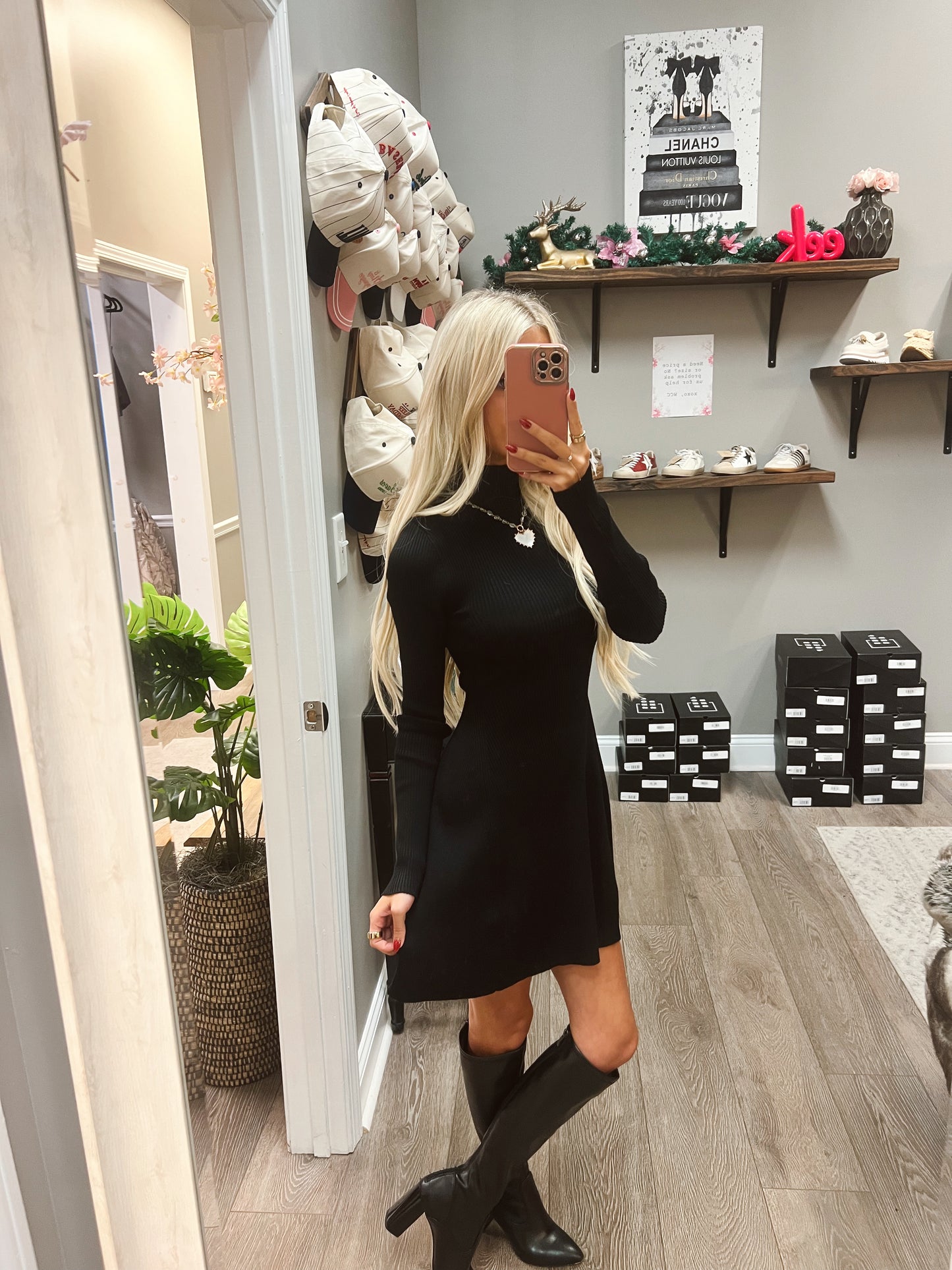 The Nola Mini Flare Dress