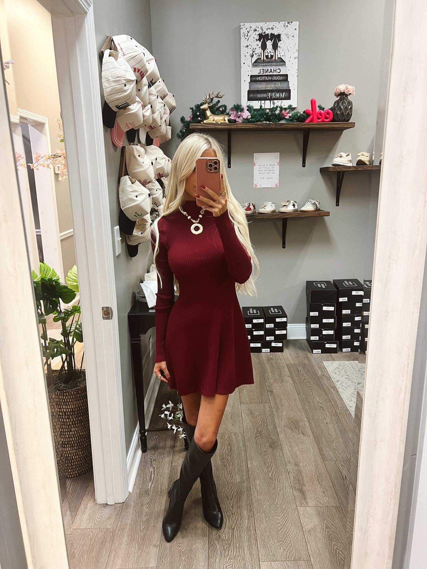 The Nola Mini Flare Dress