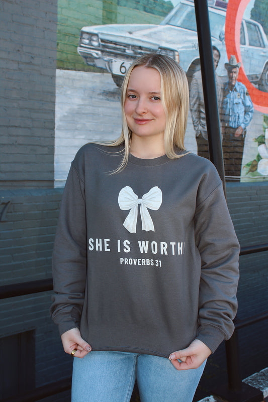 She is Worthy Sweatshirt
