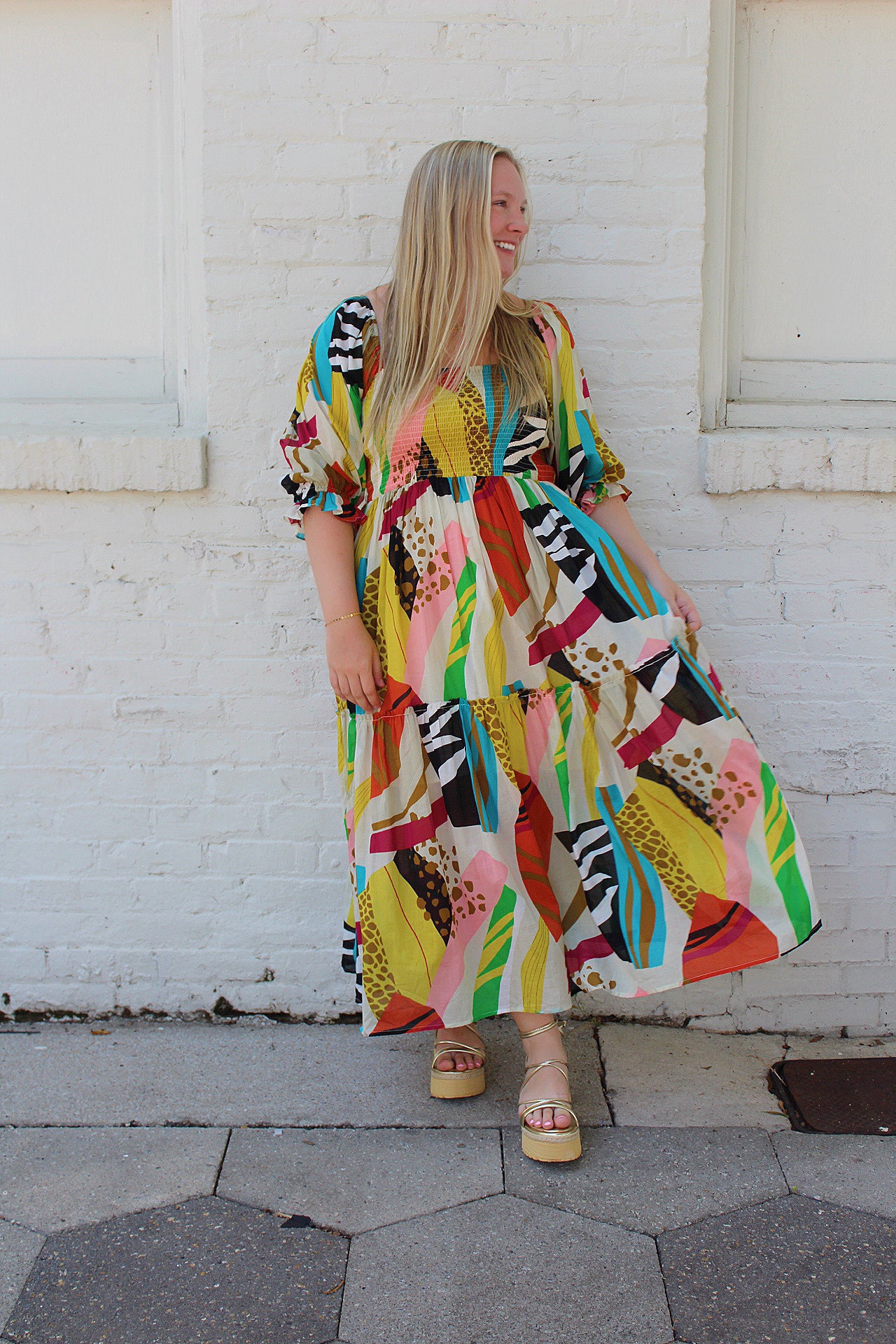 The Abstract Maxi Dress