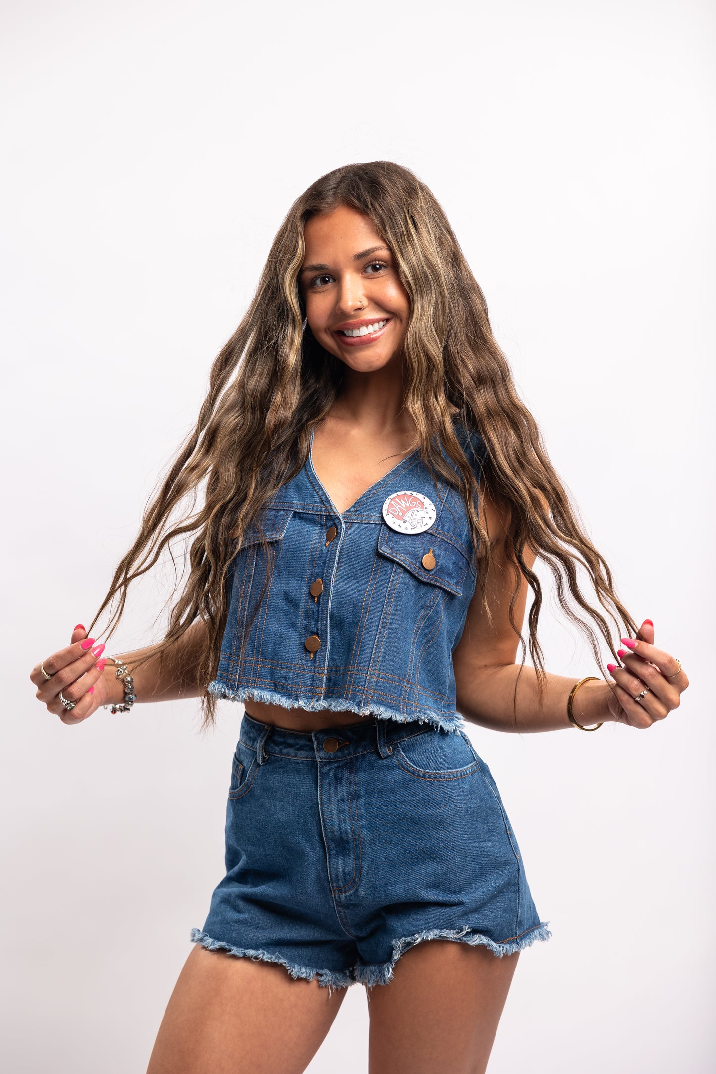 The Daisy Denim Vest