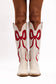 The Ruby Bow Western Boots