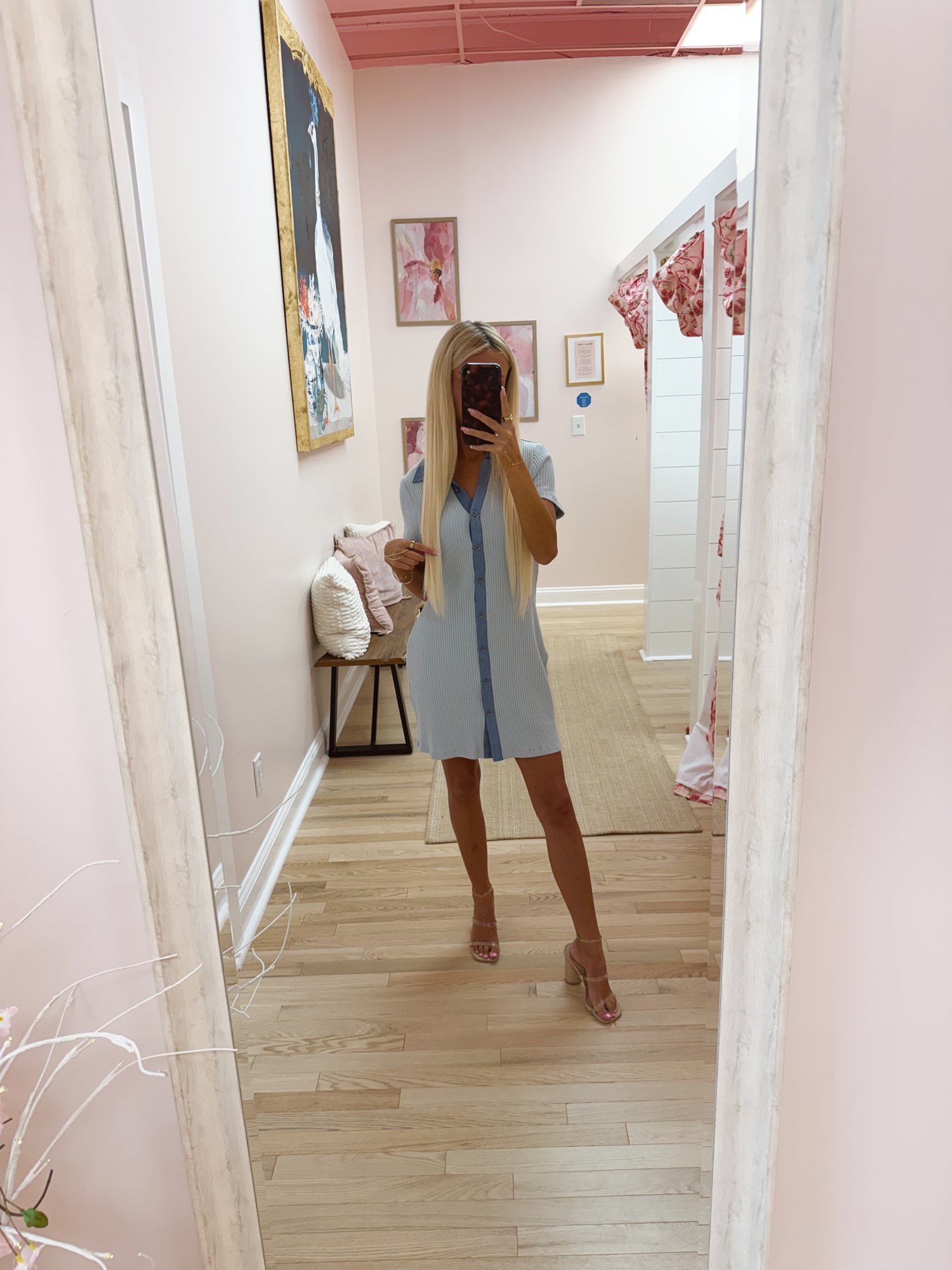The Blue Mini Dress