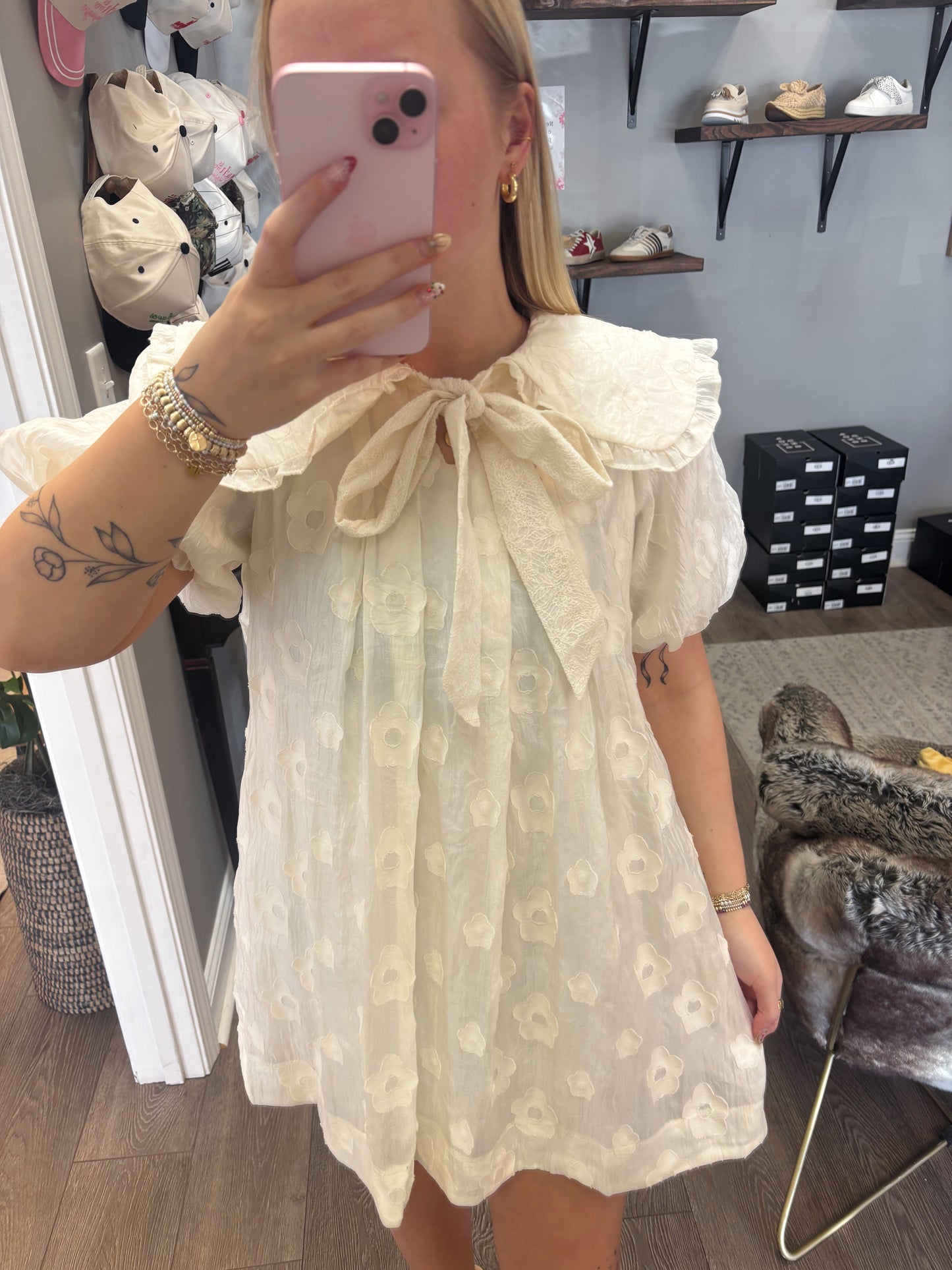 The Kelsey Baby Doll Mini Dress