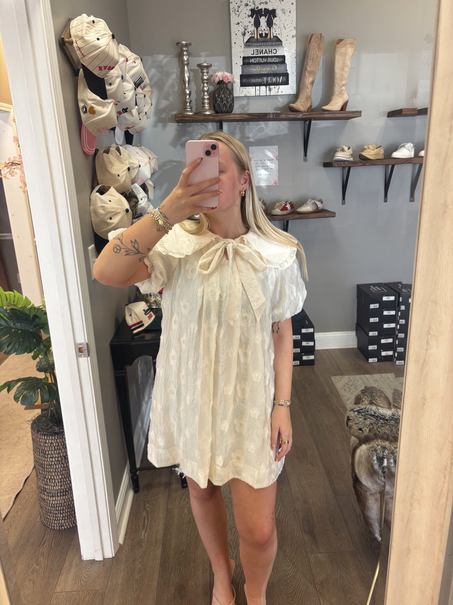 The Kelsey Baby Doll Mini Dress