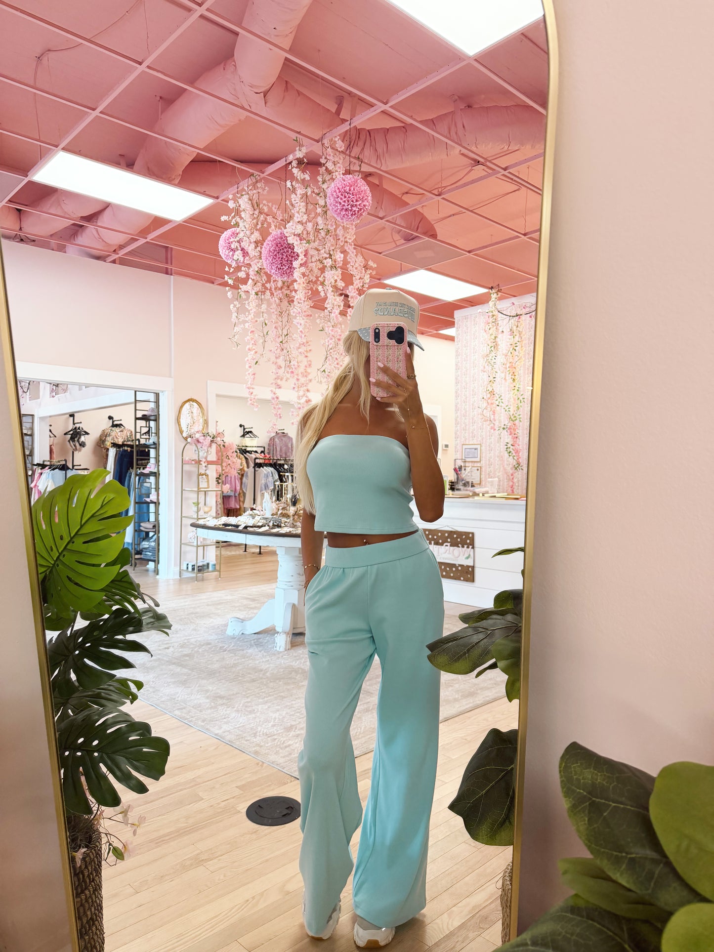 The Leslie Tube Top And Pants Set