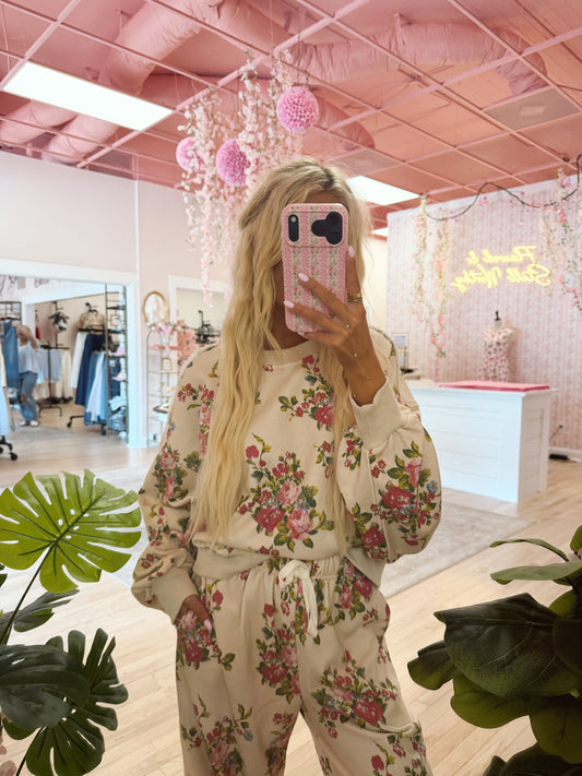 The Floral Set Sweatshirt
