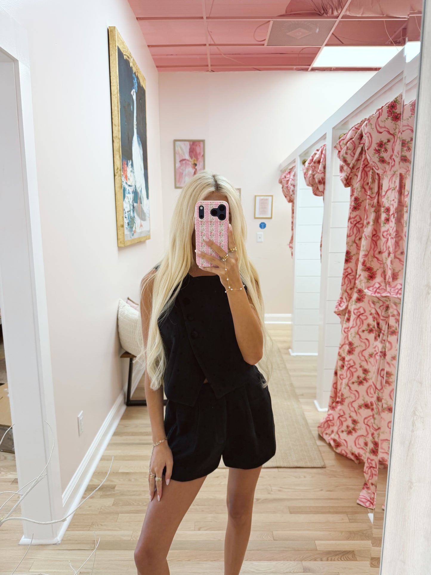 The Dotty Vest and Shorts Set