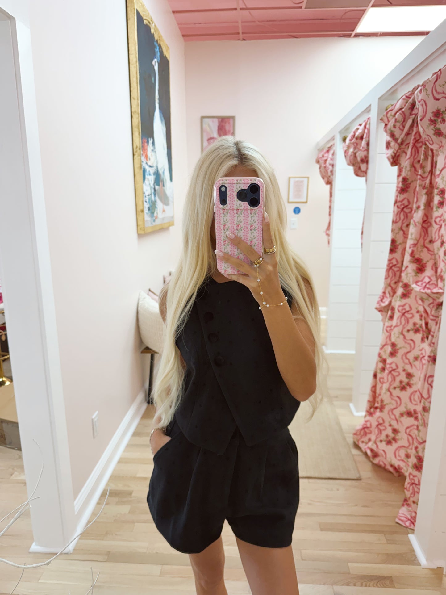 The Dotty Vest and Shorts Set