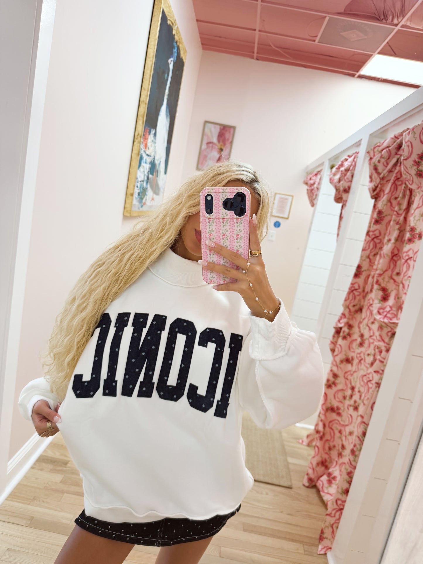 ICONIC Mock Neck Sweatshirt