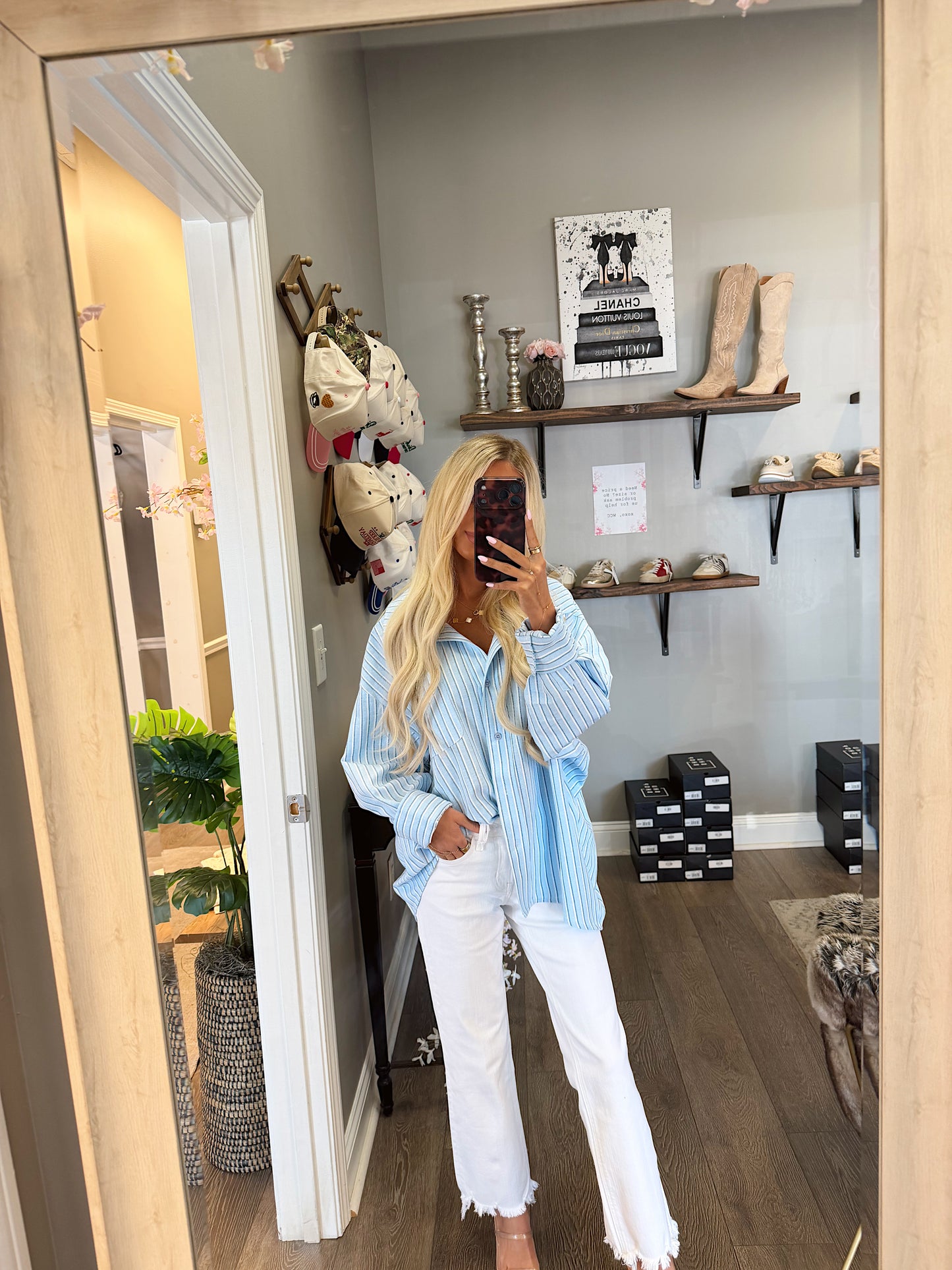 The Carolyn Button Down Top