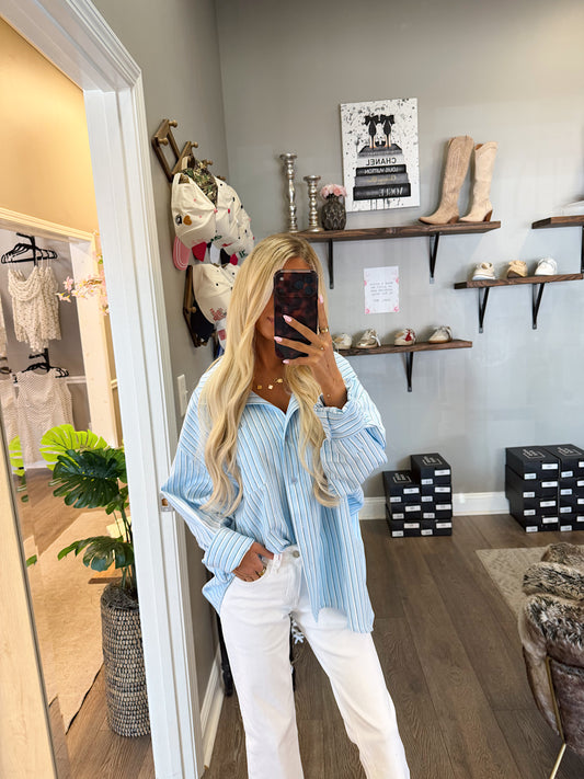 The Carolyn Button Down Top