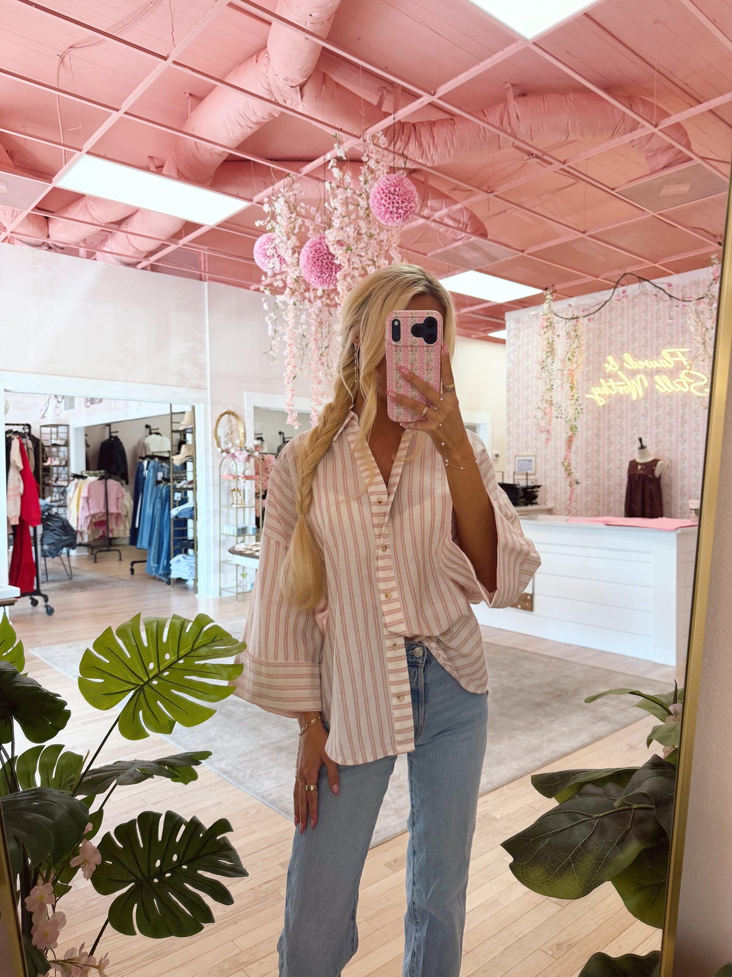 The Stevie Striped Button Down