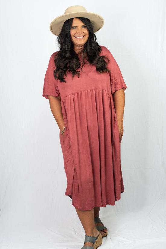 Haley & Co Rust T-Shirt Dress