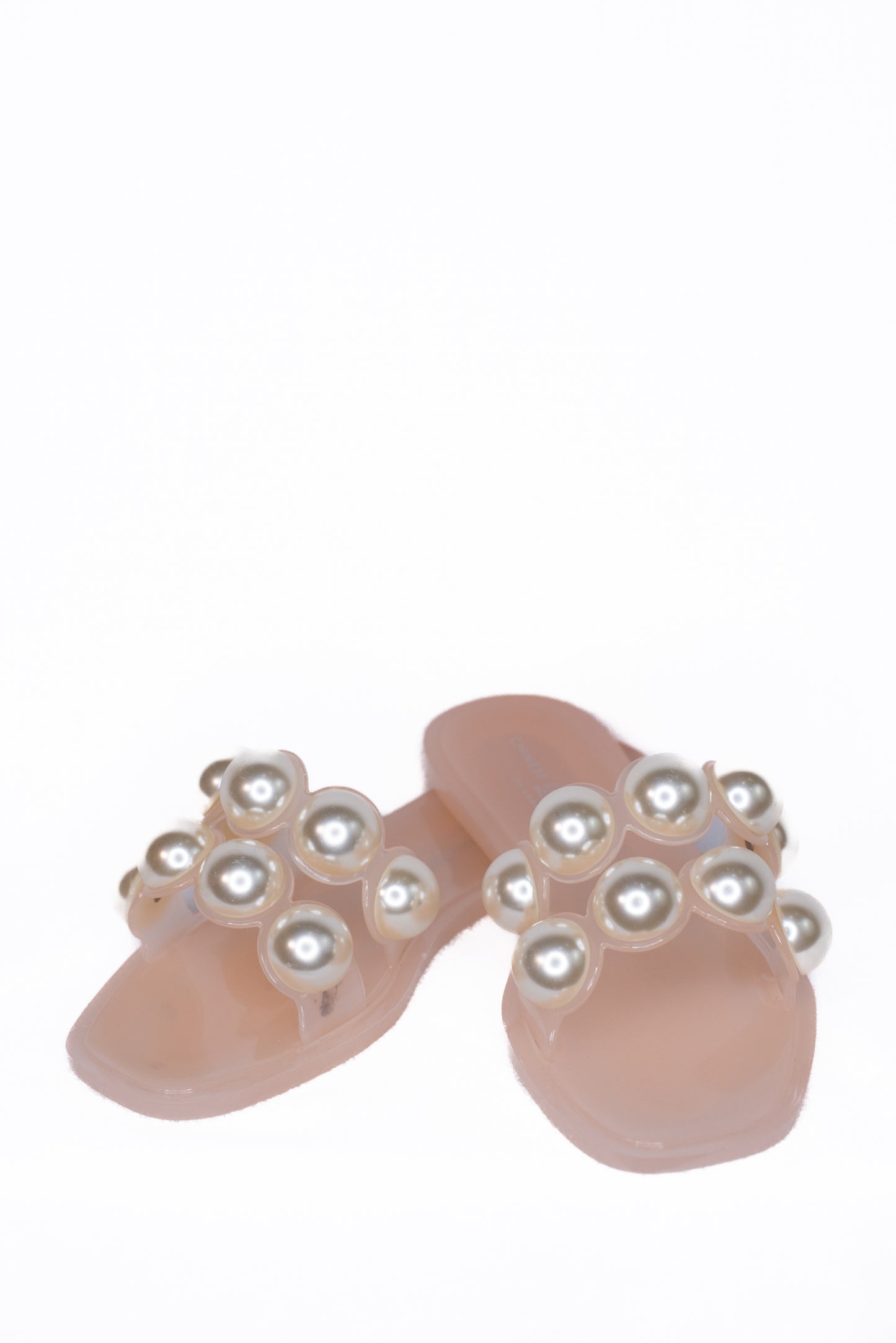 Chinese Laundry Nude Pearl Slip-On Sandals